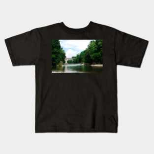 Ponte del Diavolo over the Natisone Kids T-Shirt